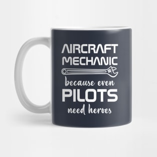 Funny Aviation Design Plane Technician Maintenance Mug